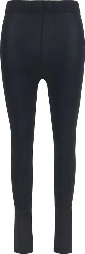 Black Viscose Leggings