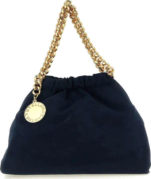 Blue Polyamide Crossbody Bag