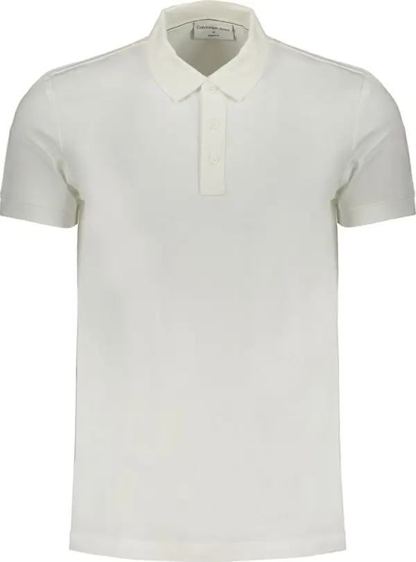 White Cotton Mens Polo Shirt