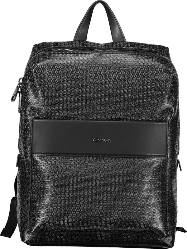 Nero Polyester Men's Backpack