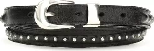 Black Calf Leather Bos Taurus Regular Belt