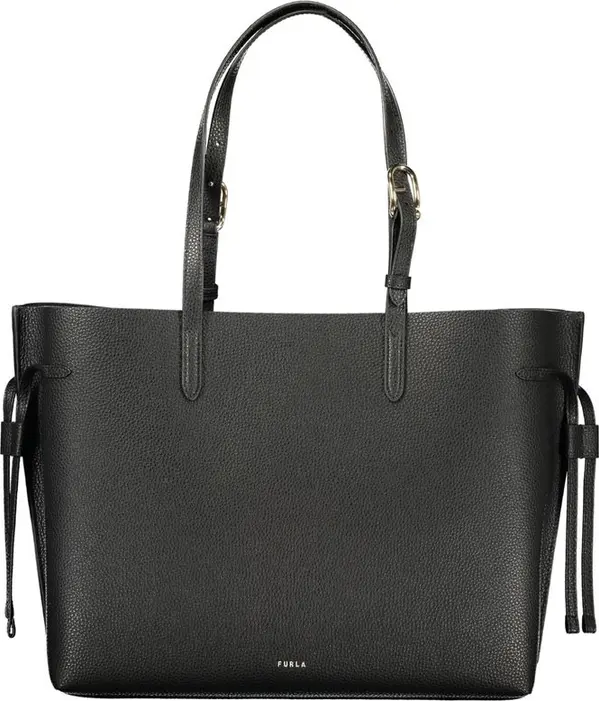Black Leather Women Handbag