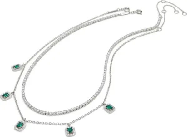 Green Elastane Necklace