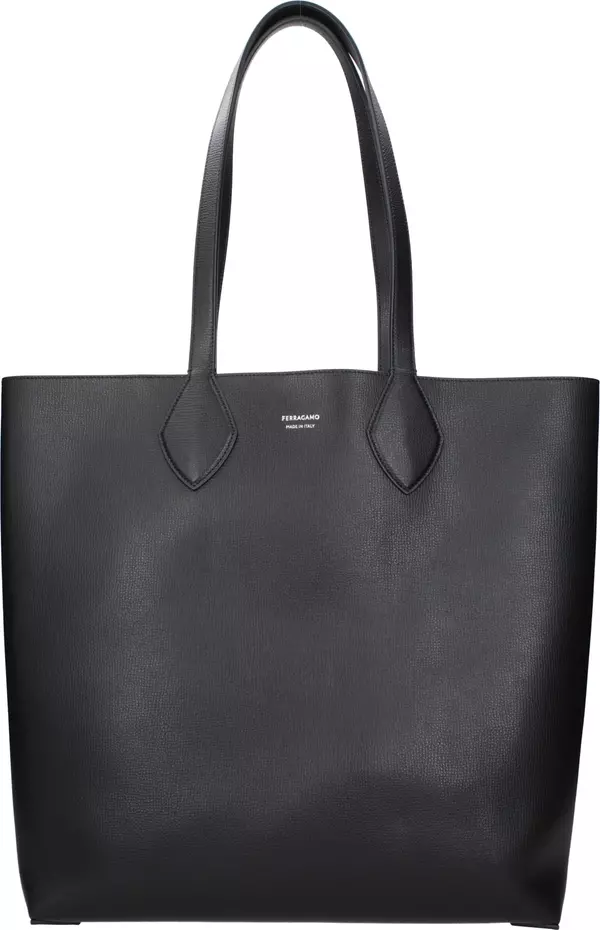 Black Leather Shoulder Bag