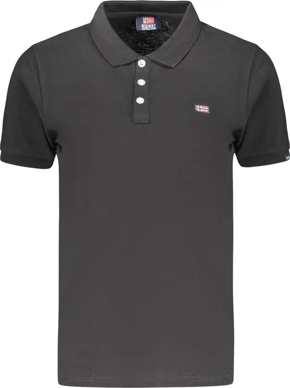 Black Cotton Women's Polo Shirt