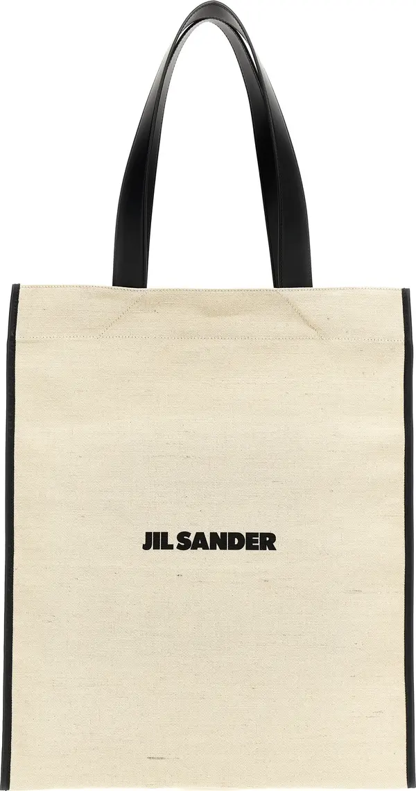 Bicolor Cotton Tote Bag