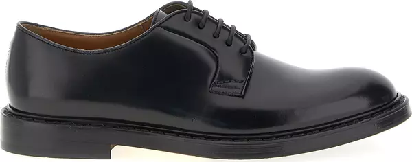 Black Calfskin Oxfords And Derbies