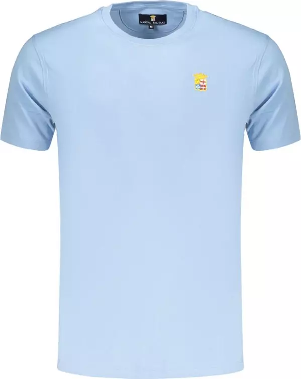 Azzurro Cotton Men's T-Shirt