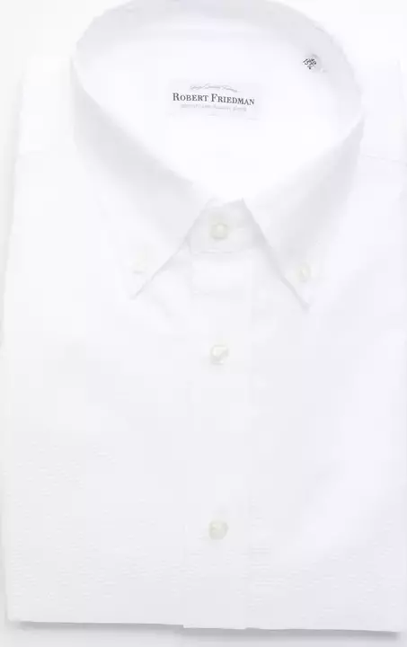 White Cotton Men's Shirt