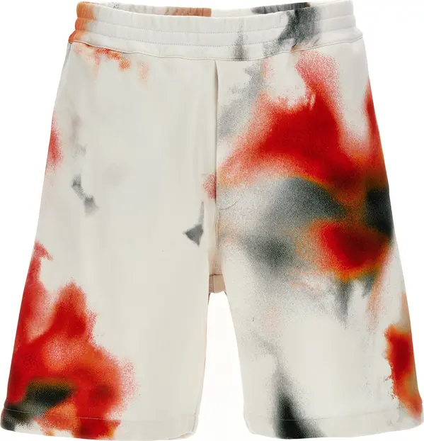 Multicolor Cotton Bermuda Shorts