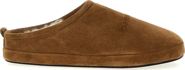 Brown Calfskin Mules