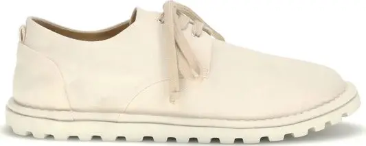 White Cotton Oxfords And Derbies