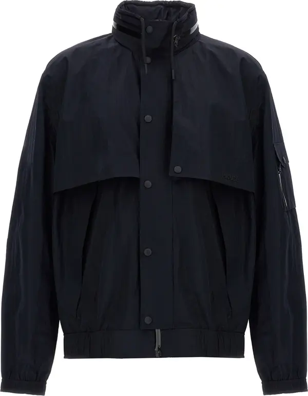 Blue Polyamide Shell Jacket