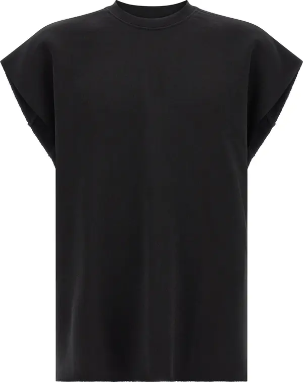 Black Cotton Sweatshirt