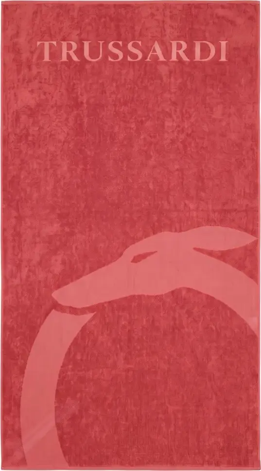 Red Cotton Men Swim Towel