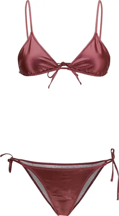 Bordeaux Polyamide Bikini