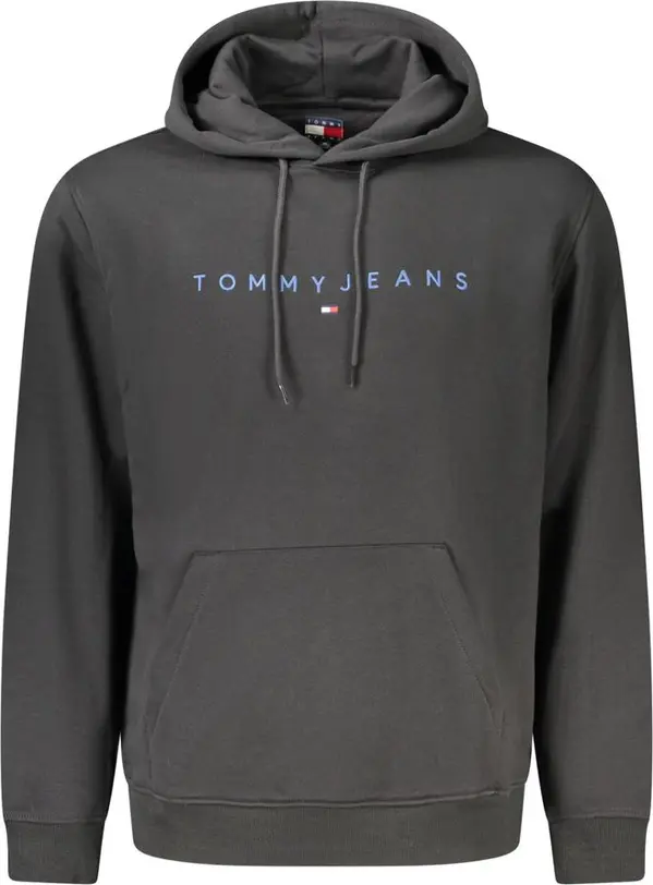 Black Cotton Men's Sweatshirt