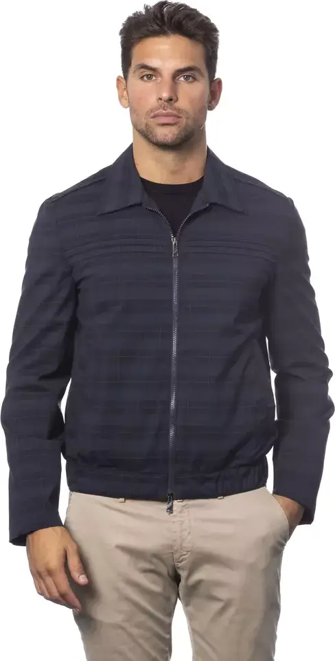 Blue Wool Light Jacket