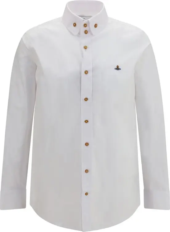 White Cotton Dress Shirt