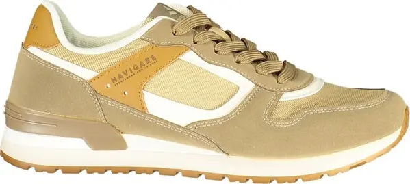 Beige Polyester Men Sneaker