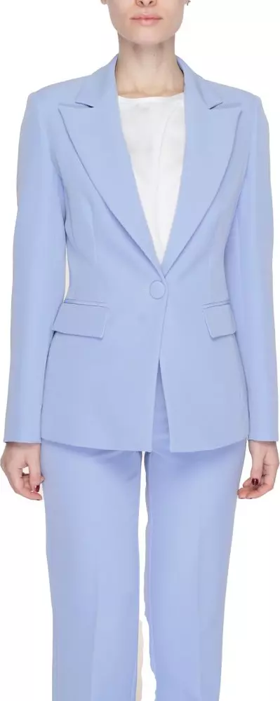 Purple Polyester Blazer
