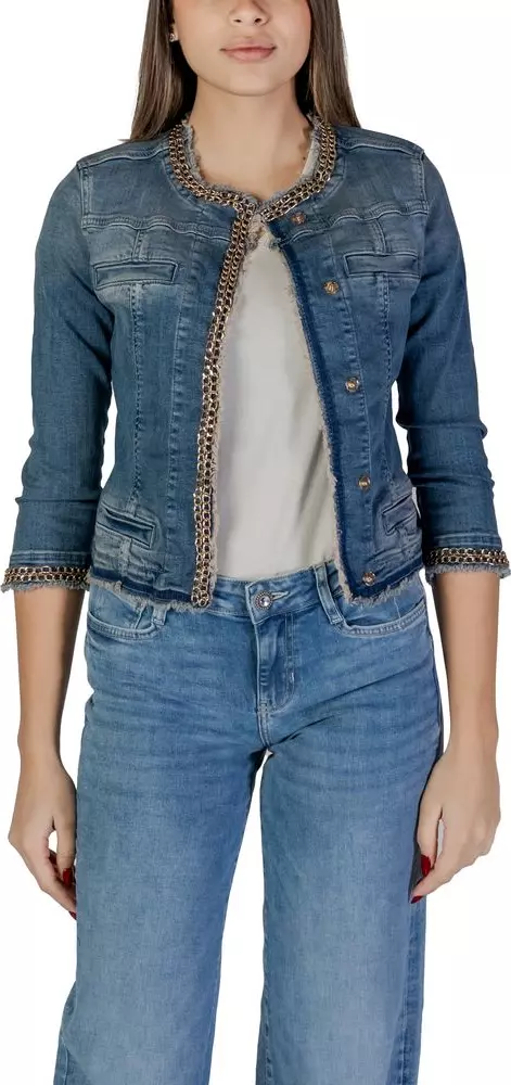 Light Blue Cotton Denim Jacket