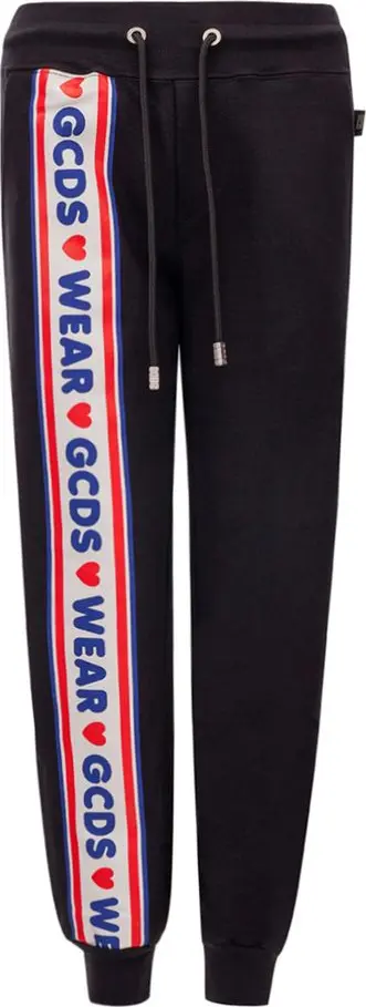 Black Cotton Joggers (Workout Pants)