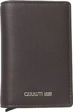 Brown Calfskin Men Wallet