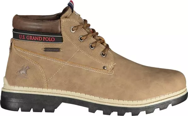Marrone Polyurethane Men Ankle Boot