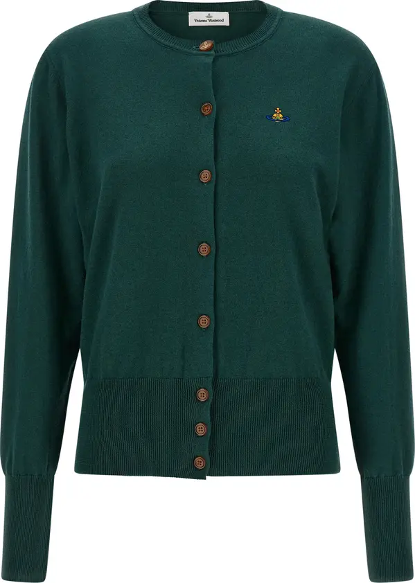 Bicolor Cotton Cardigan