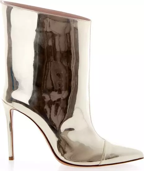 Multicolor Patent Leather Ankle Boots