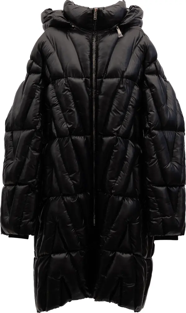Black Women Wool Coat