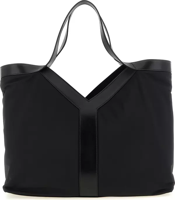 Black Calfskin Tote Bag