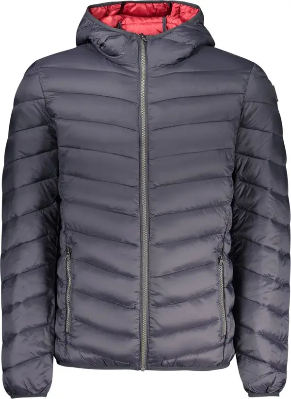 Blue Polyamide Men's Jacket
