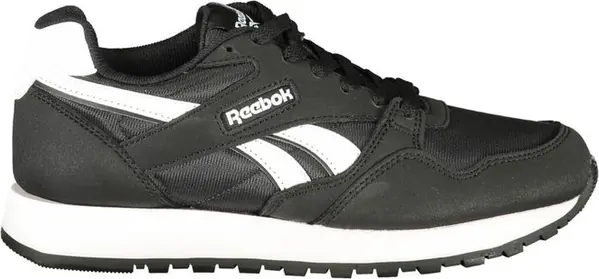 Black Polyester Womens Sneaker