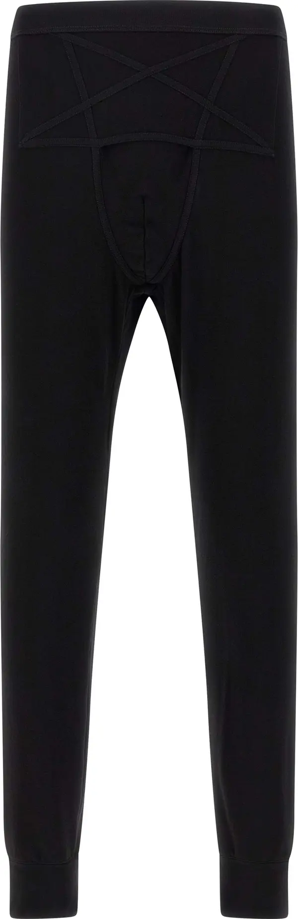 Black Wool Leggings