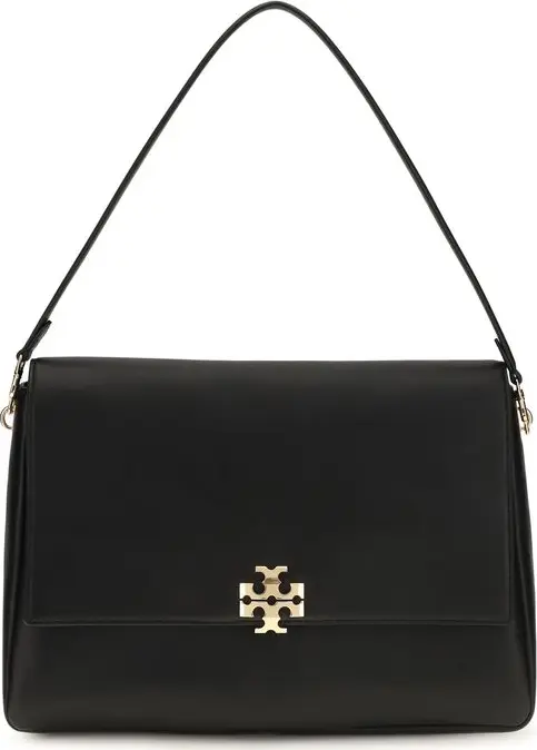 Black Calf Leather Bos Taurus Shoulder Bag