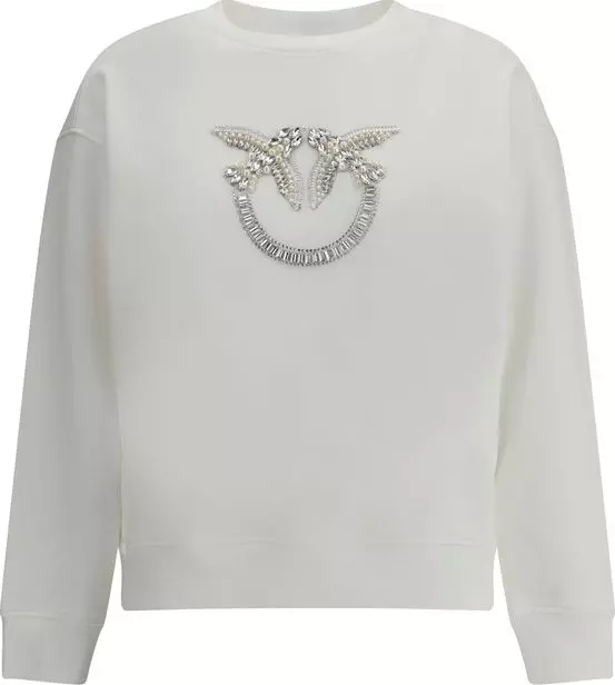 White Cotton Sweatshirt