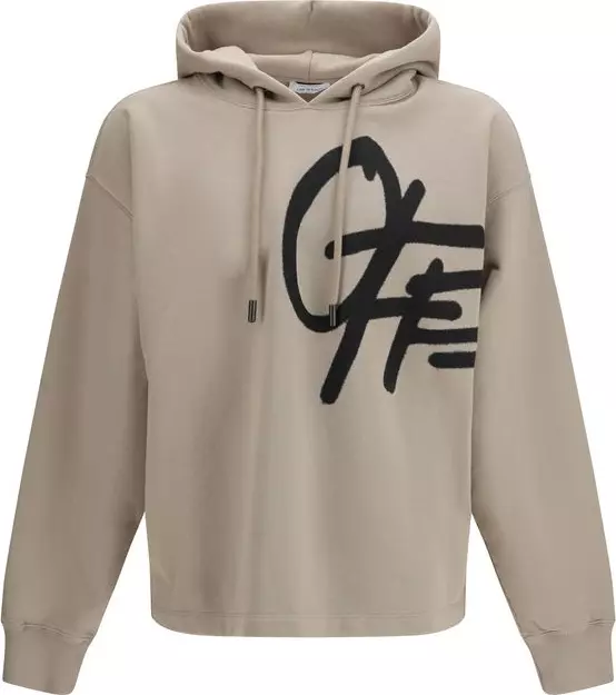 Beige Cotton Sweatshirt