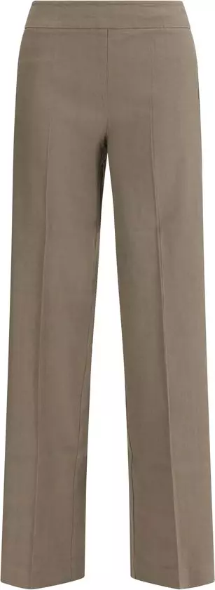 Beige Linen Casual Pants