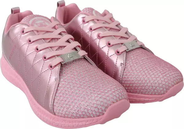 Pink Blush Polyester Runner Gisella Sneakers Shoes