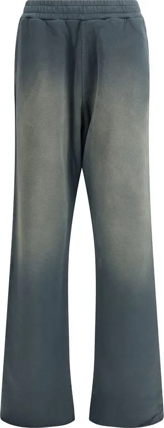 Blue Cotton Joggers (Workout Pants)