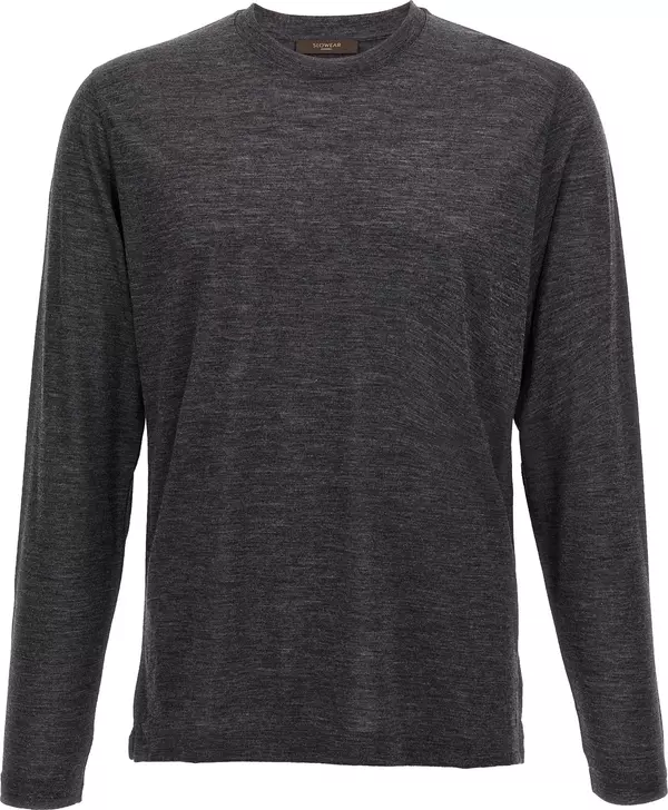 Gray Virgin Wool Sportswear