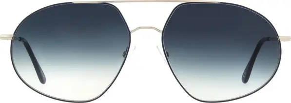 Blue Metal Sunglasses