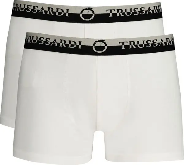 White Cotton Men's Boxer Brief