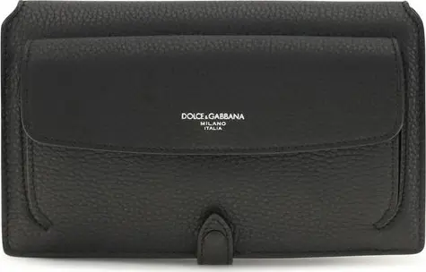Black Calf Leather Bos Taurus Shoulder Bag