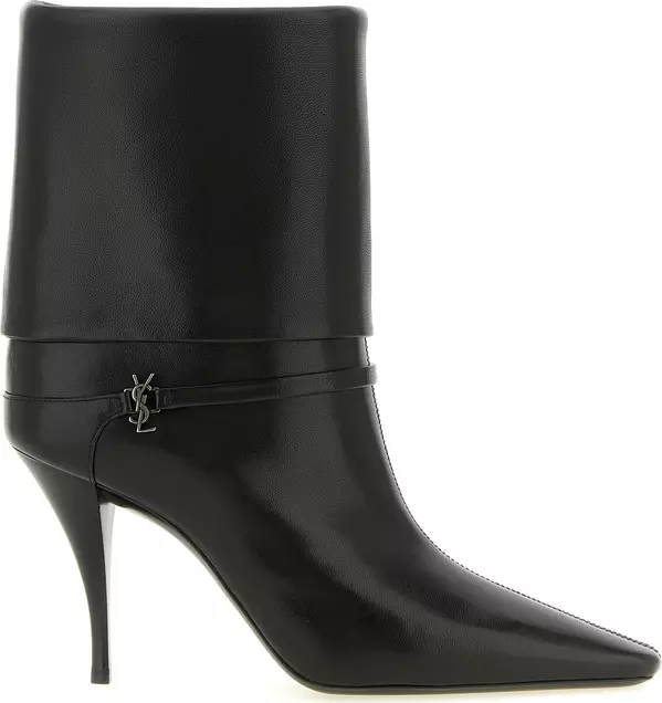 Brown Lamb Leather Ankle Boots