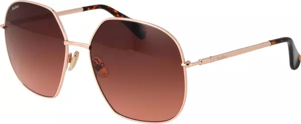 Rose Gold Metal Sunglasses