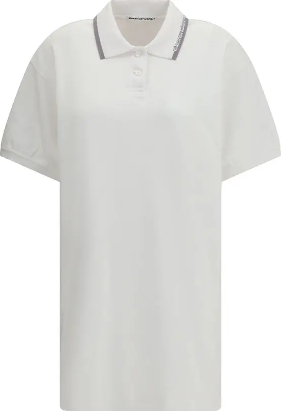 White Cotton Casual Dress