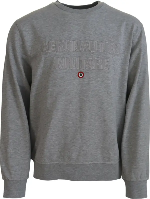 Gray Men Pullover Sweatshirt Sweater